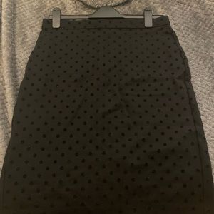 Polka Dots Ann Taylor Skirt Size 8